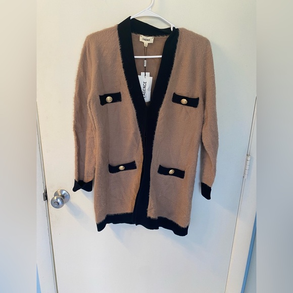 NWT L’Agence Elin Four Pocket Cardigan Size S - Picture 2 of 10